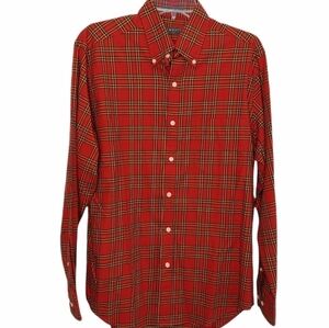 Lyle & Scott Plaid Flannel Shirt Medium Red NWOT